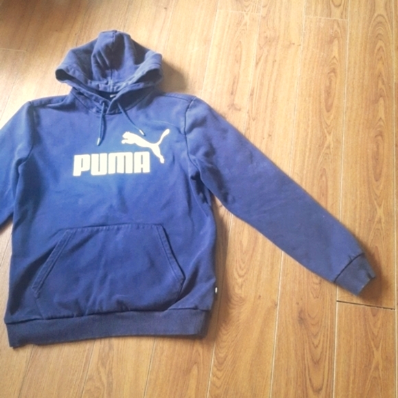 (M)🆕️PUMA🔥Host Pick🔥 Rare Royaly Blue💙 Sweatshirt Hoodie Ptp20"×L25" - Picture 6 of 12